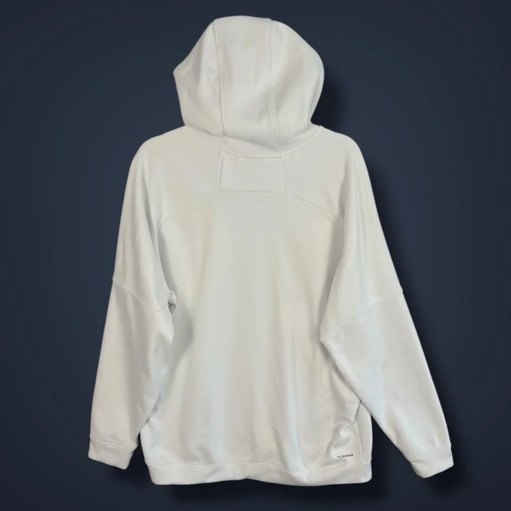 Adidas Hoodie‎ Mens 2XL White ClimaWarm Sweatshirt